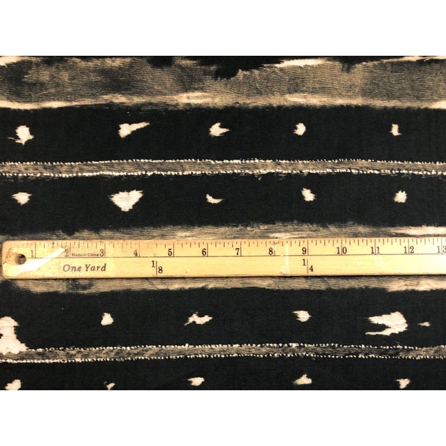 56” wide ALLURE BERKANE-COCOA abstract tribal upholstery & drapery fabric in black, beige, and brown. Price is per yard....