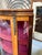 French Style Bow Front Corner Cabinet For Sale - Image 15 of 17