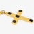 Jean Louis Scherrer Paris Gilded Metal and Black Enamel Cross Pendant Necklace For Sale - Image 9 of 11