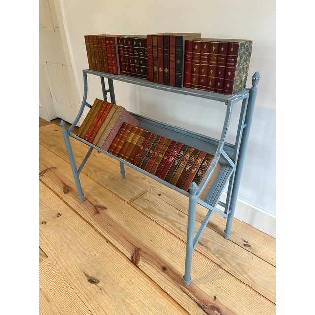 Metal Antique English Booksellers Stand For Sale - Image 7 of 9