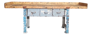 Industrial Workbench in Metal