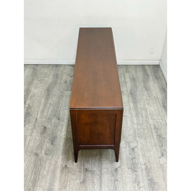 Brown Mid Century Modern Walnut Dresser For Sale - Image 8 of 11
