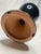 Late 20th Century Neoclassical Crackle Glazed Ceramic Lidded Urn, Large, Brown and Black For Sale - Image 5 of 12