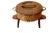 Jens Quistgaard Brass pot with lid and teak stand. Lid and legs in teak, branded 'Dansk Design Denmark' This piece has an...