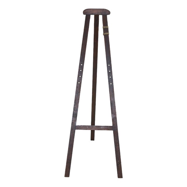 Italian Painters Easel in Wood, 1920s For Sale