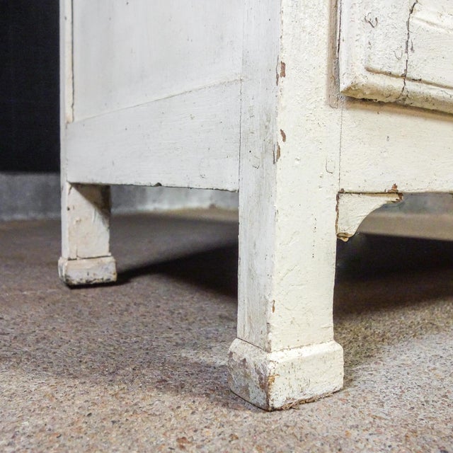 White Brocante Bakery Cabinet, 1900s For Sale - Image 13 of 15