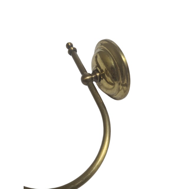 Art Deco Metal Wall Lamp, Poland, 1950s For Sale - Image 4 of 8