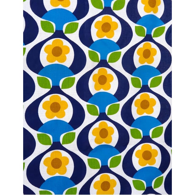 Textile Mid-Century Modern German Ukadan Fabric Bale for Curtains, 1970s For Sale - Image 7 of 7