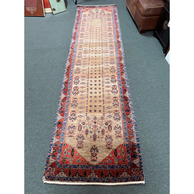 Design Plus Gallery presents a 2ft 10in x 11ft 1in Gabbah Runner Rug from Iran. This runner is a thick, hand-knotted...