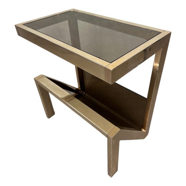 Vintage Side Table from Belgo Chrome, 1970s For Sale