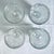 Glass Mid 20th Century Pressed Glass Tall Glasses -Set of Four For Sale - Image 7 of 10