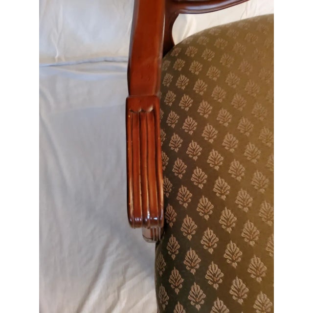 Baker Furniture Company 2000s Baker Furniture Green Side Chair For Sale - Image 4 of 7