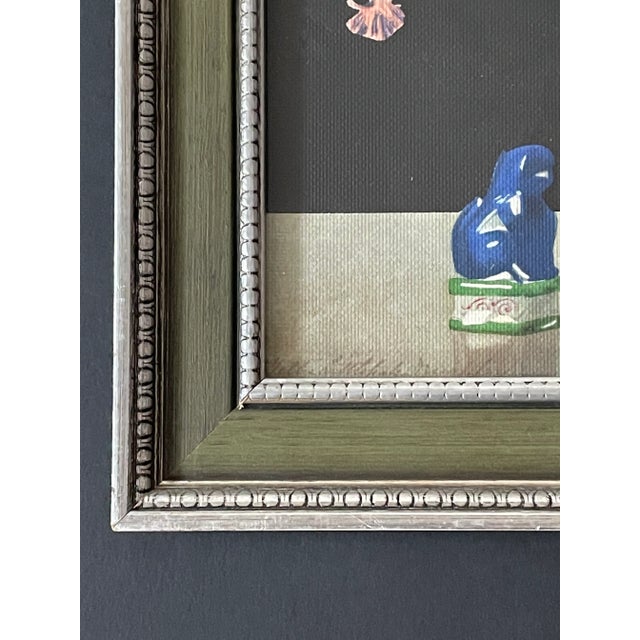 Mid 20th Century Vintage Floral Watercolor Still Life Art Print For Sale - Image 5 of 11