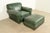 Century Furniture Art Deco Studded Leather Lounge Chair With Ottoman For Sale - Image 12 of 12