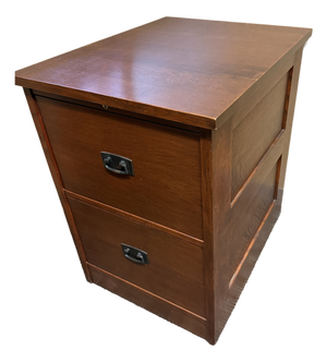 Stickley Mission Collection Oak Two-Drawer File Cabinet