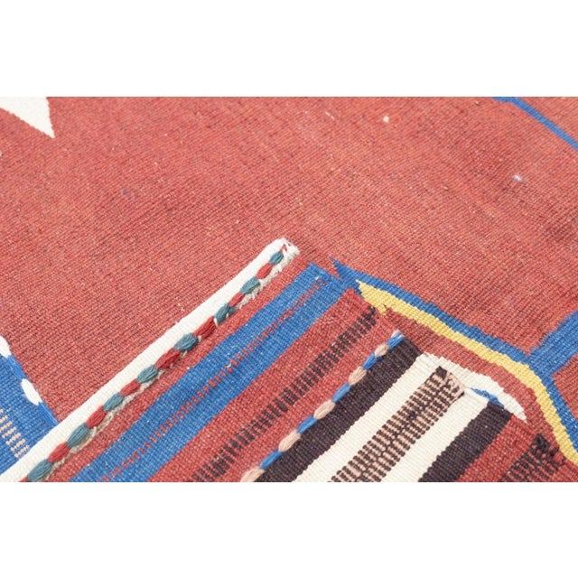 Traditional Antique Kilim Rug 3'8'' x 4'8'' For Sale - Image 3 of 11