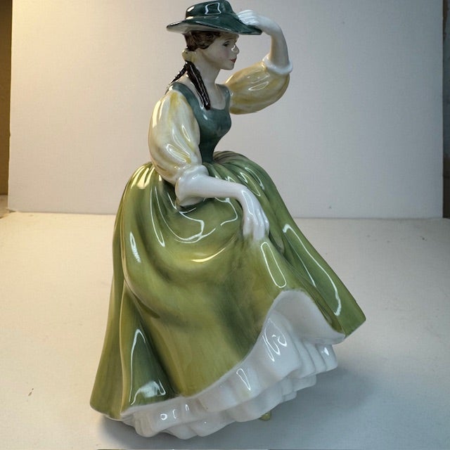 Vintage Royal Doulton “Buttercup” Bone China Figurine, England, 1963 For Sale - Image 10 of 13
