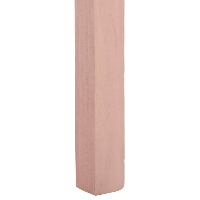 Wood Darlyn Scalloped 1 Drawer Accent Table in Pink For Sale - Image 7 of 10