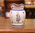 Blue Pair of 19th Century French Quimper Faience Jugs With Breton Figures and Floral For Sale - Image 8 of 13