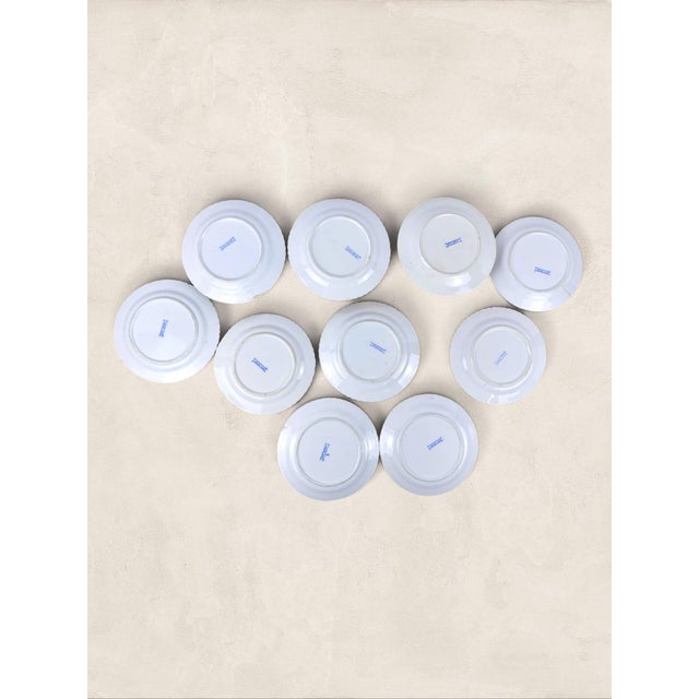 Blue Antique English Blue & White Porcelain Tea Service, 30 Pieces, Rd No. 49987/49967, Circa 1886-1900 For Sale - Image 8 of 8