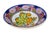 Purple Vintage Hand Painted Vibrant Floral Fruit Ceramic Made in Greece Platter For Sale - Image 8 of 8