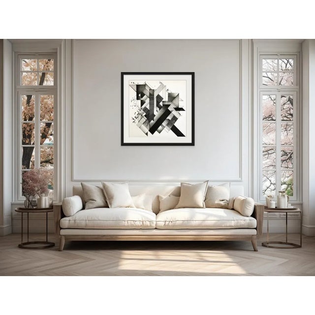 FREE SHIPPING FOR A LIMITED TIME ONLY! Black and White Minimalist Architectural Print. Limited Edition Archival Inkjet...
