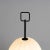 Glass and Metal Table Lamp, 1960, in Restored conditions. Designed 1960 to 1969 Up to 250V (Europe/UK Standard).The wiring...