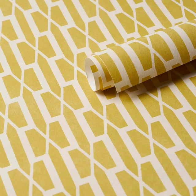 Schumacher Schumacher x Veere Greeney Belvedere Wallpaper In Mimosa For Sale - Image 4 of 4