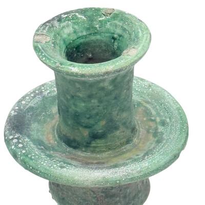 Moroccan Tamegroute Glazed Candlestick Holder For Sale In Los Angeles - Image 6 of 6