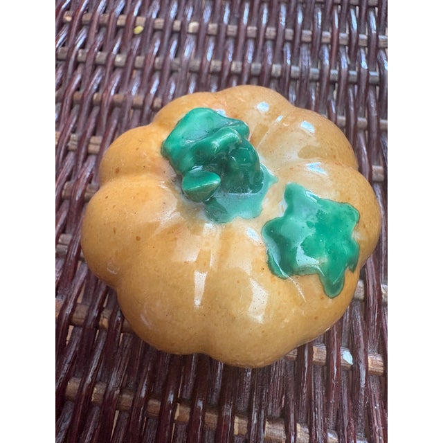 1950's Gumps Chinese Porcelain Altar Fruit. These are beautiful and heavy and come from a great high end store-Gumps of...