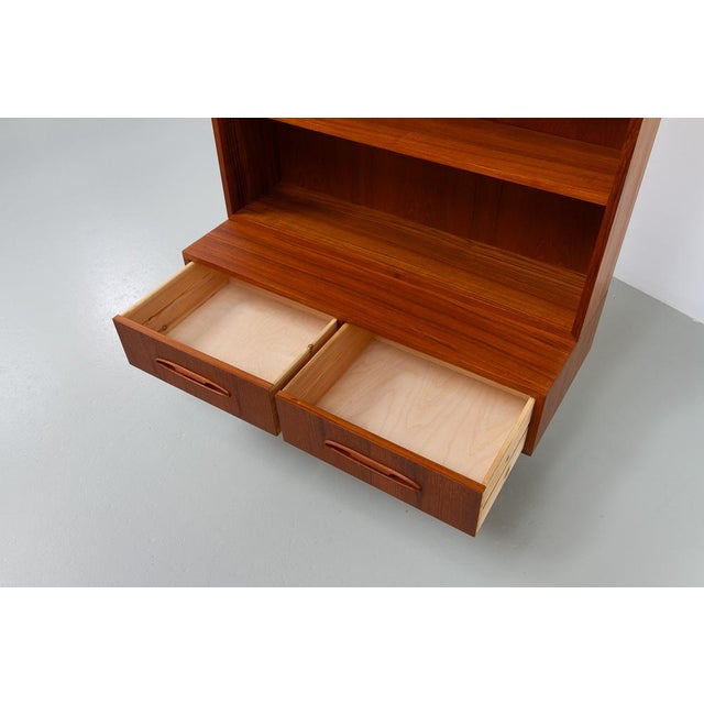Mid-Century Modern Danish Modern Teak Bookcase, 1960s For Sale - Image 3 of 18