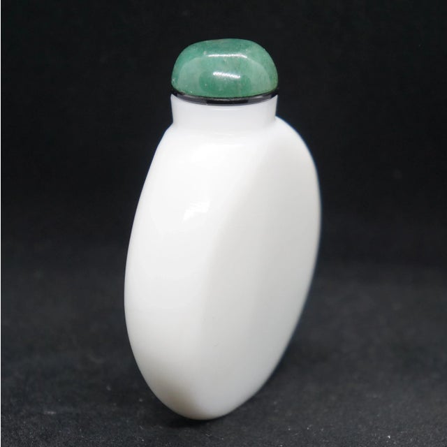 1920s 1920s Milk Glass Snuff Bottle For Sale - Image 5 of 13