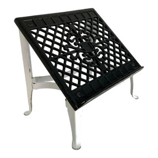 Vintage Cast Iron Bookstand/Bookholder For Sale
