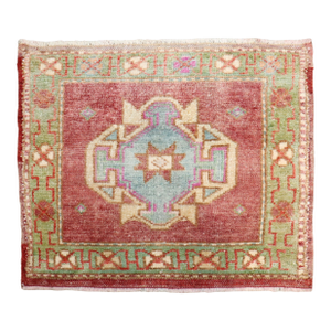Mid-20th Century Zabihi Collection Turkish Anatolian Throw Rug