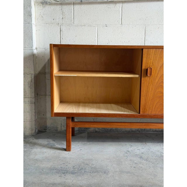 Brown Vintage Troeds Bjärnum Swedish Teak Sideboard Credenza Mid Century Modern Cabinet For Sale - Image 8 of 11