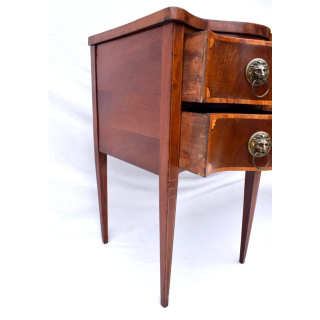 Mahogany Hepplewhite Sideboard With Satinwood Inlay For Sale - Image 11 of 13