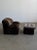 1980s 1980s Scoop Lounge Chair and Ottoman For Sale - Image 5 of 14
