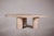 Contemporary Trio Travertine Coffee Table 48" For Sale - Image 3 of 5