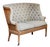 A Charming Vintage DECONSTRUCTED 19TH C. ENGLISH WING SETTEE, by Restoration Hardware In Light Grey material in front and...