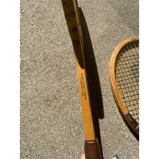 Up for consideration is a beautiful vintage collection of wooden Bancroft tennis rackets that include: Aussie and Players...