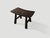 2010s Andrianna Shamaris Mid Century Couture Teak Wood Bench or Stool For Sale - Image 5 of 5
