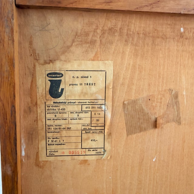 U450 Modular Highboard by Jiří Jiroutek for Interier Praha, 1971 For Sale - Image 18 of 18