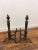 Antique Andirons - 1930s Traditional Flame Torch - A Pair For Sale - Image 4 of 6