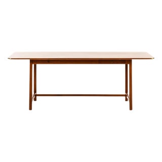 Desk in Mahogany and Brass attributed to Josef Frank, 1950s For Sale