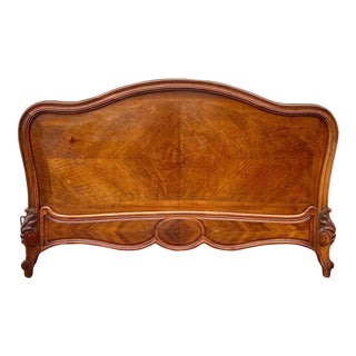 Vintage French Louis XV Style Full Size Footboard For Sale