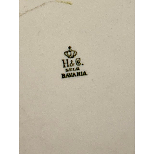 Vintage H & C Gold Trimmed Bavarian Platter For Sale - Image 11 of 11