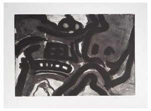 Bengt Lindstrom, Abstract Symbols, Original Engraving