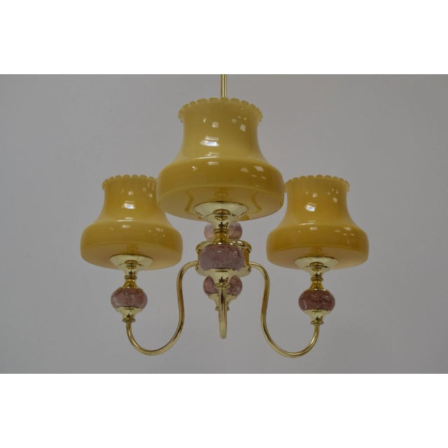 Mid-Century Chandelier, 1960s For Sale - Image 3 of 13