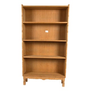 1970s Danish Oak Bookcase in the Style of Henning Kjærnulf For Sale