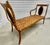 Just in, This, Mid-Century Bohemian Burnt Rattan Daybed Bench with Authentic Hand-Woven Cane Seat. Built to last, this...